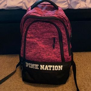 Hot pink VS Pink backpack